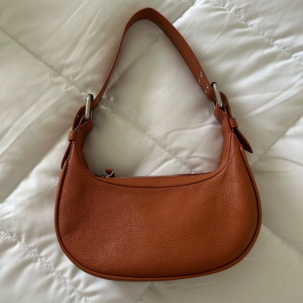 By Far Cognac SoHo Shoulder Bag